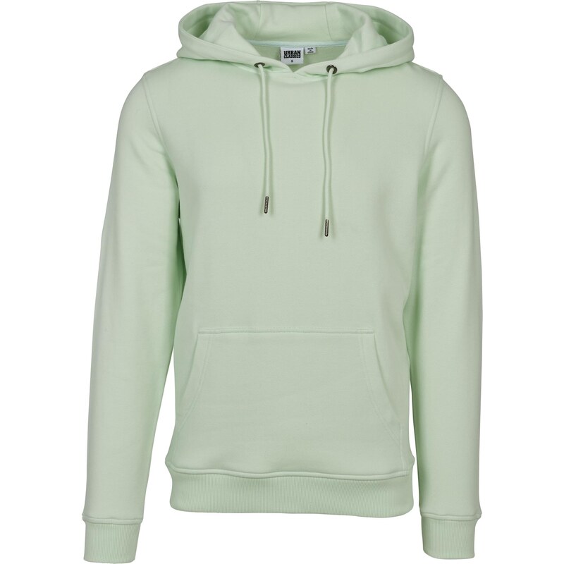 Urban Classics Basic Sweat Hoody světlá mátová