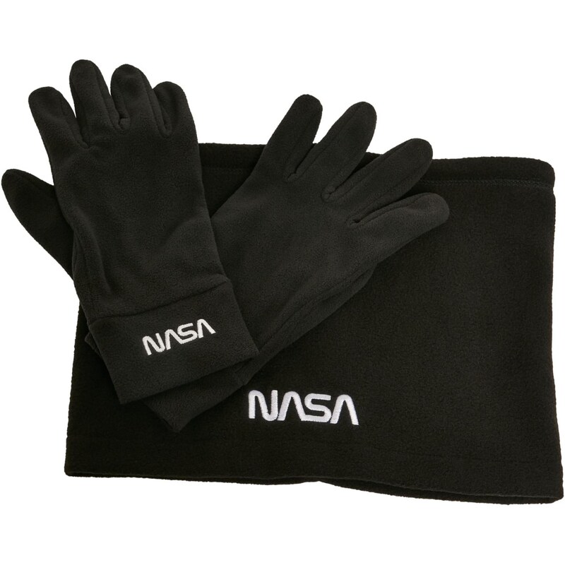 Unisex set rukavice+nákrčník Mister Tee NASA Fleece Set