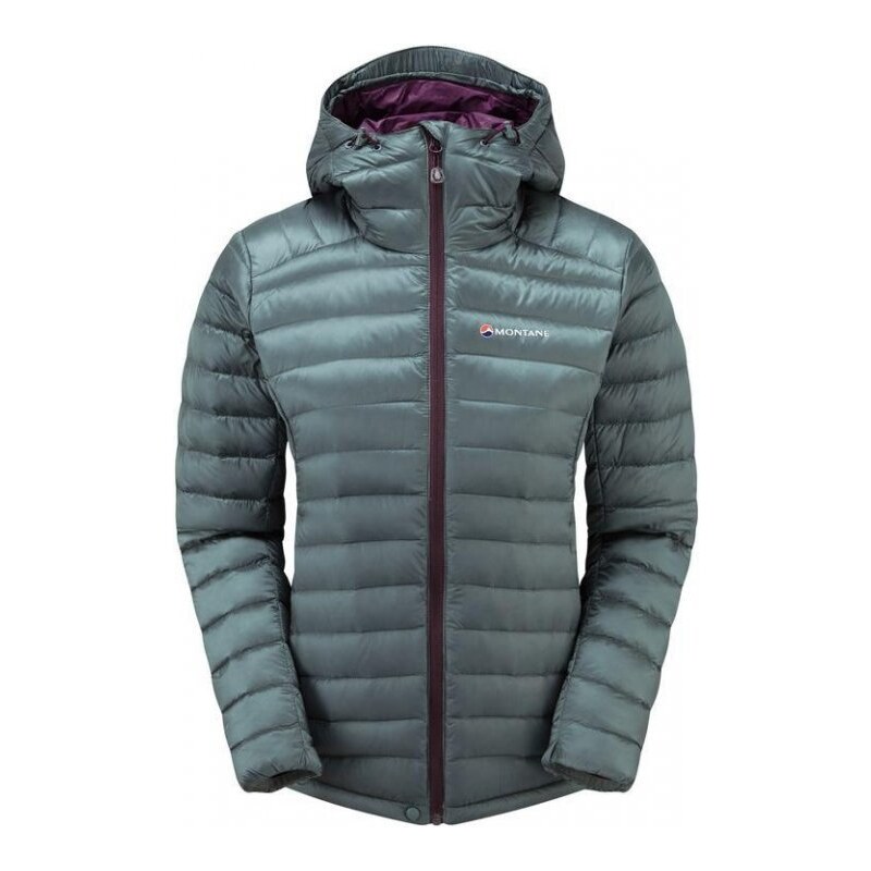 Bunda Women MONTANE Featherlite Down Barva: Stratus Grey, Velikost: XS