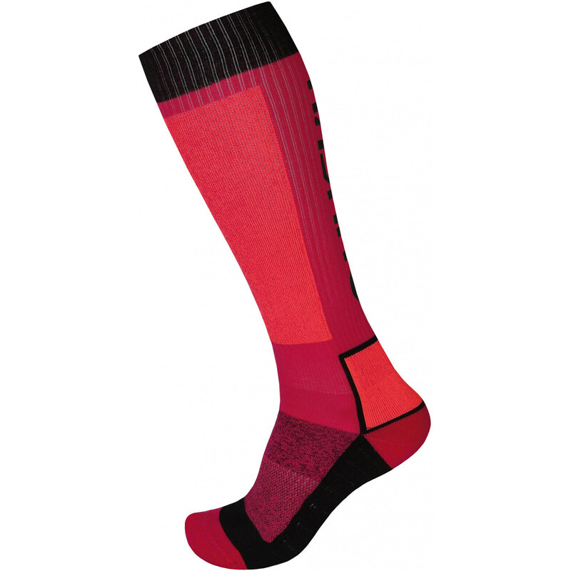 Ponožky HUSKY Snow Wool růžová/černá