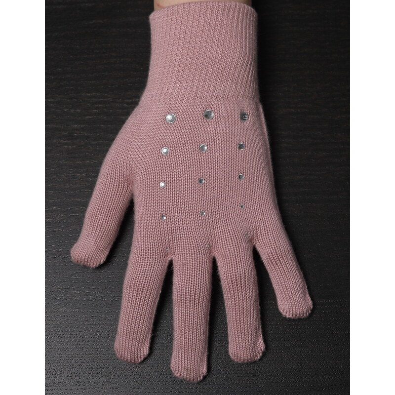 Dámské pletené rukavice Sherpa DONNA růžová