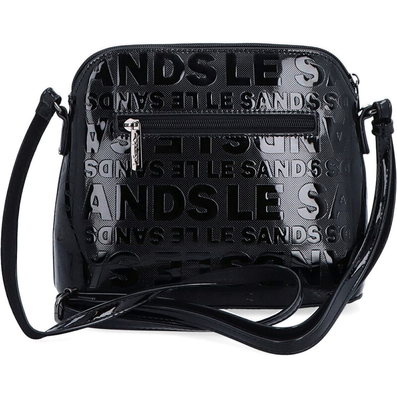 Kabelka ze syntetické kůže crossbody Le Sands černá 4262 C