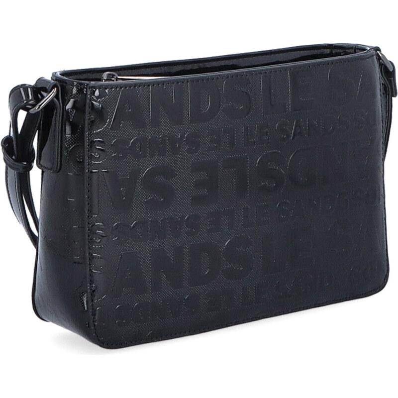 Kabelka ze syntetické kůže crossbody Le Sands černá 4260 C