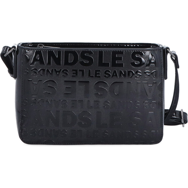 Kabelka ze syntetické kůže crossbody Le Sands černá 4260 C