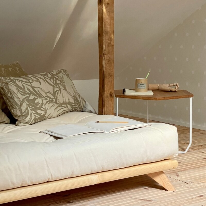 Měkká bílá futonová matrace Karup Design Triple Latex 180 x 200 cm, tl. 18 cm