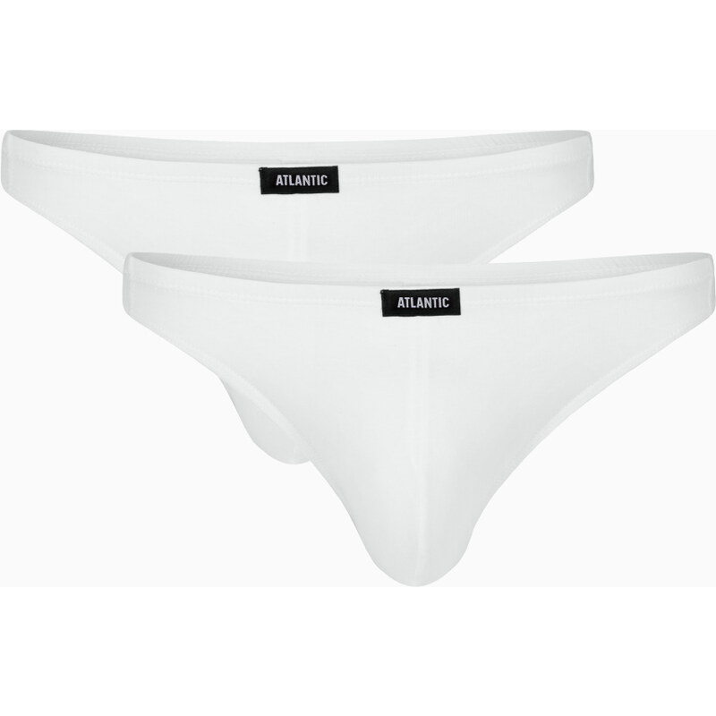 Pánská tanga ATLANTIC 2Pack - bílé