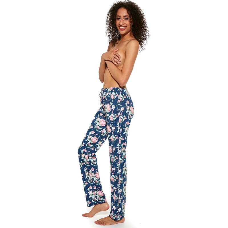 Women's pyjama pants Cornette 690/29 665701 S-2XL navy blue