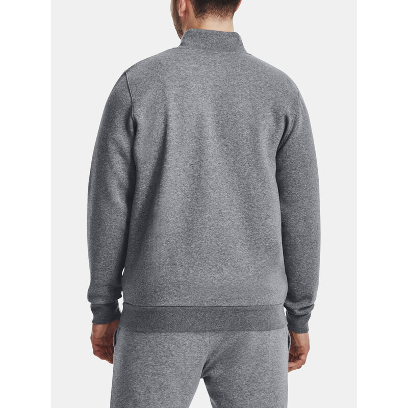 Under Armour Bunda UA Essential Flc Track Jkt-GRY - Pánské