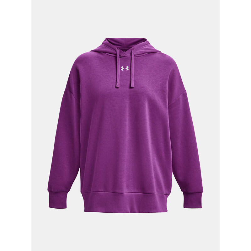 Under Armour Mikina UA Rival Fleece OS Hoodie-PPL - Dámské