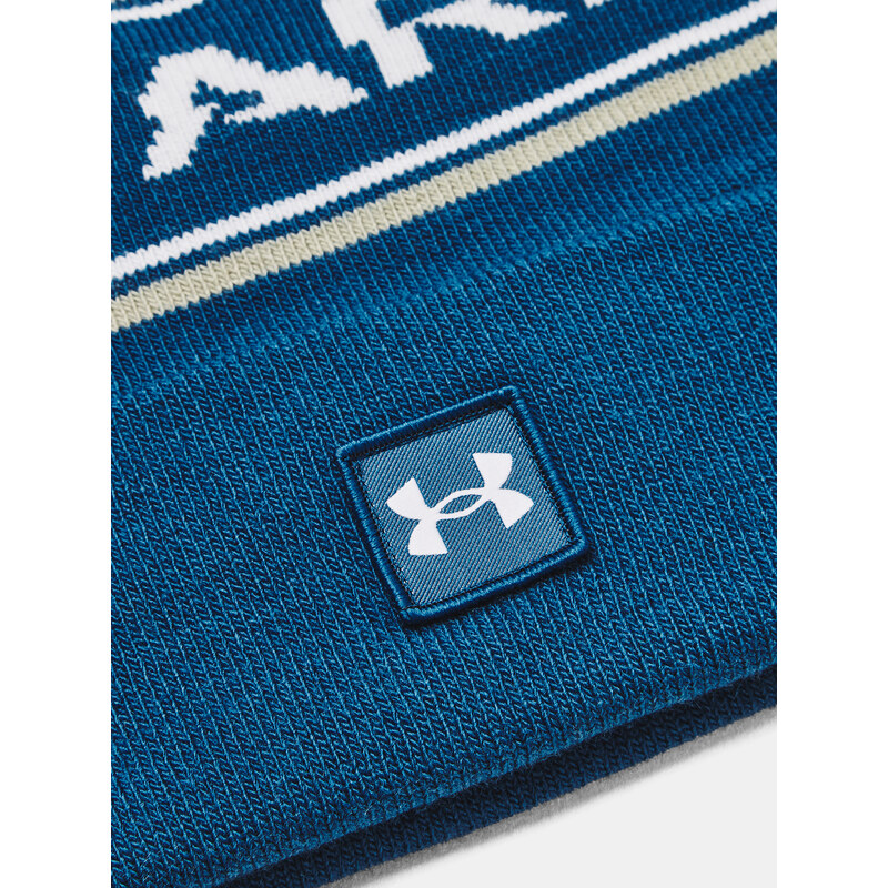 Under Armour Čepice UA Men's Halftime Pom Beanie-BLU - Pánské