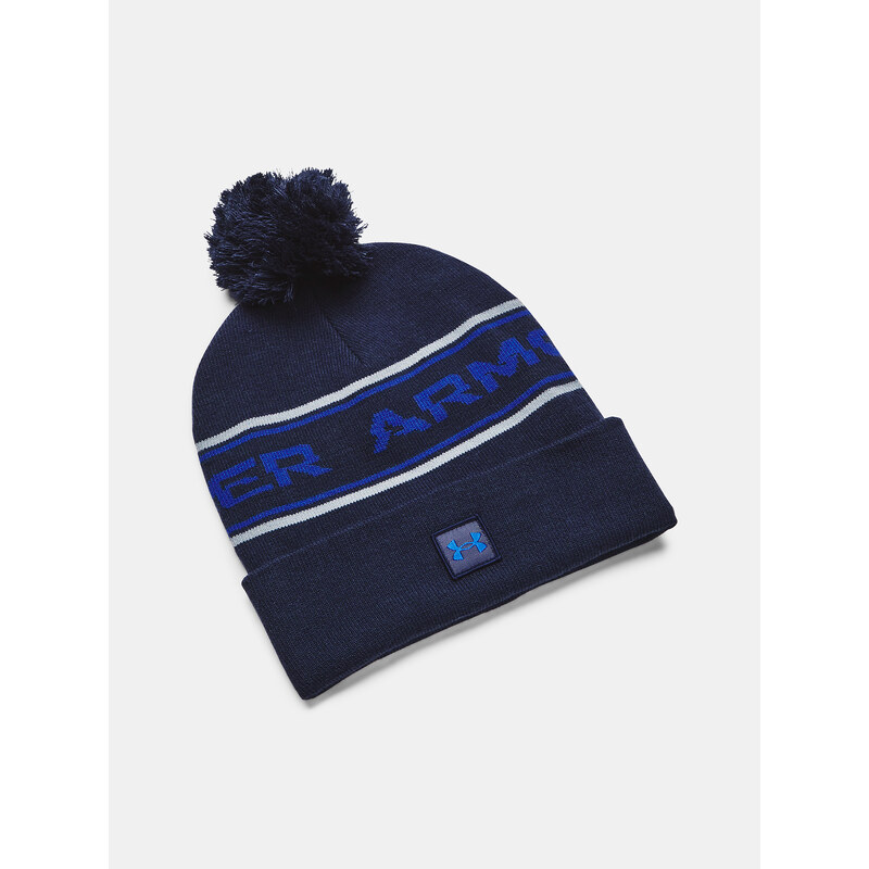 Under Armour Čepice UA Men's Halftime Pom Beanie-BLU - Pánské