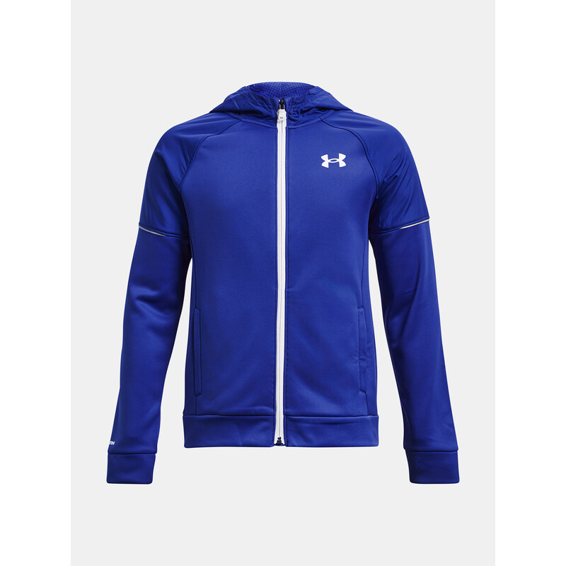 Under Armour Mikina UA AF Storm FZ Hoodie-BLU - Kluci