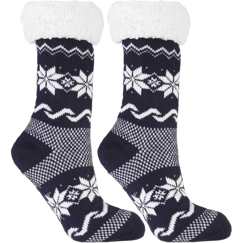 Moraj Hřejivé ponožky Nordic winter II tmavě modré