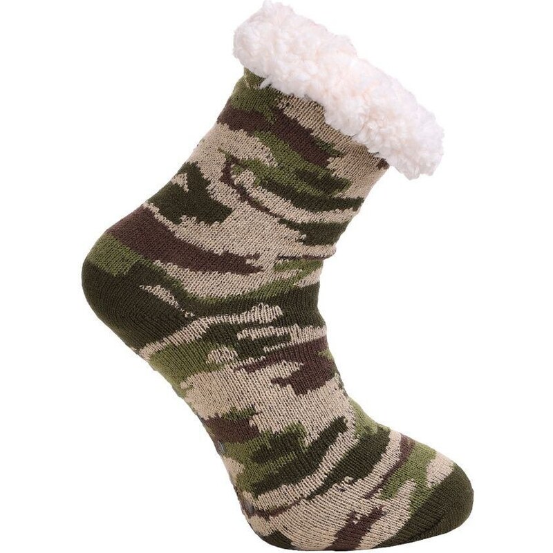 Moraj Protiskluzové ponožky Masker winter zelené