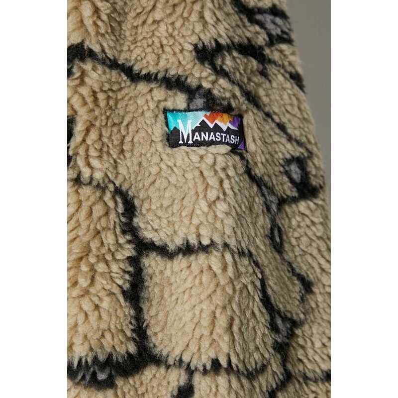 Fleecová mikina Manastash Lithium Fleece béžová barva, 7923252015