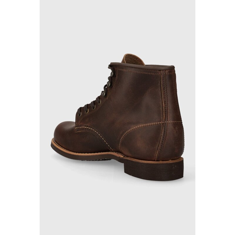 Kožené boty Red Wing Blacksmith pánské, hnědá barva, 3343