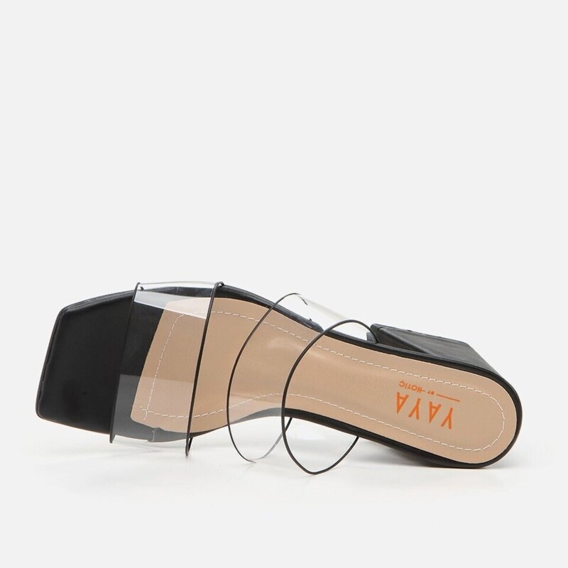 Yaya by Hotiç Black Women's Pedestrian Slippers