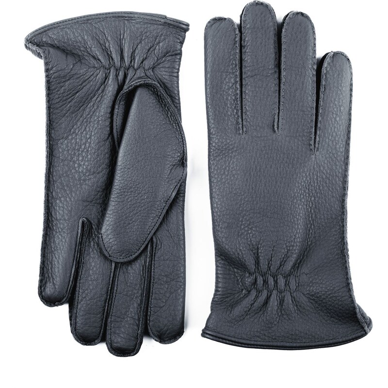 BOHEMIA GLOVES Ručně šité pánské rukavice z amerického jelena s kašmírem