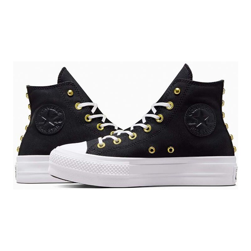 Kecky Converse Chuck Taylor All Star Lift dámské, černá barva, A05453C