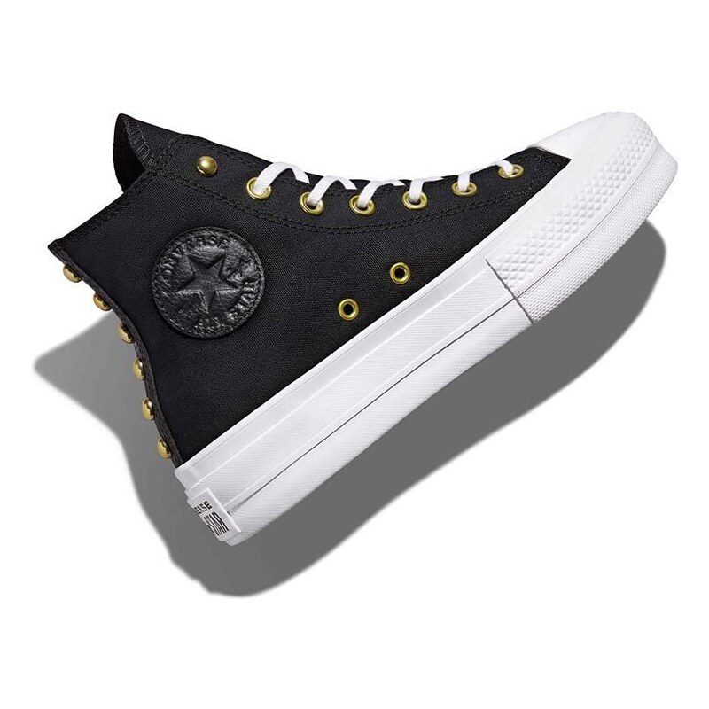 Kecky Converse Chuck Taylor All Star Lift dámské, černá barva, A05453C