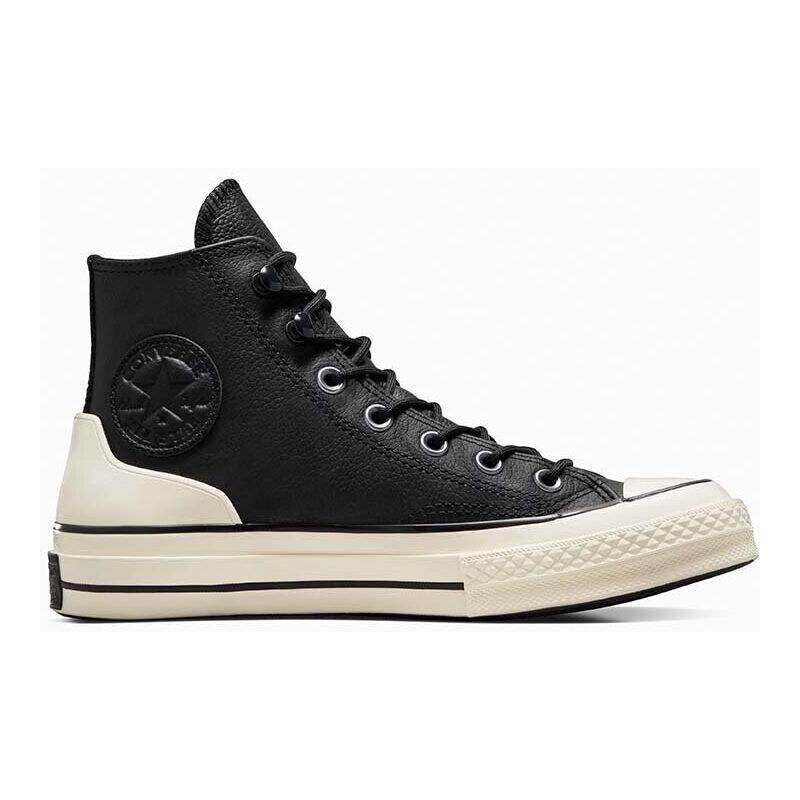 Kožené kecky Converse Chuck 70 černá barva, A05695C