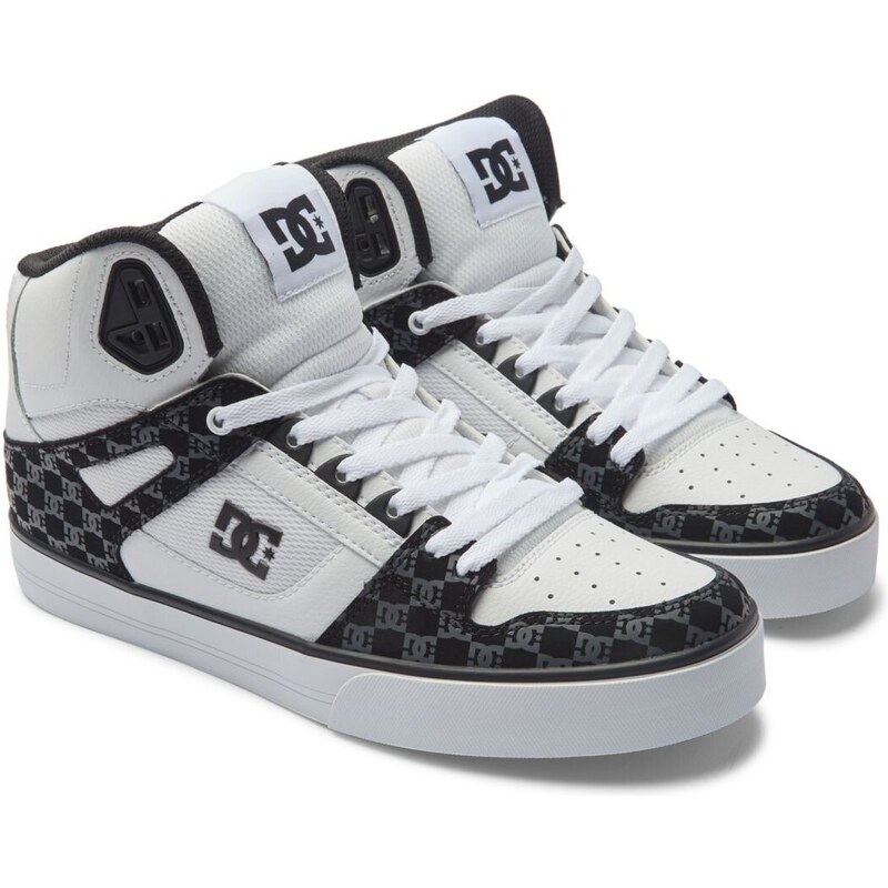 Dc shoes pánské boty Pure HT WC Black/White Monogram | Černá