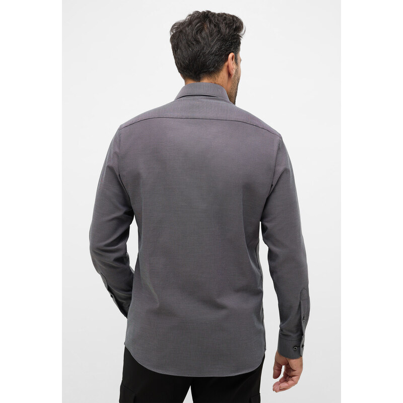 ETERNA Modern Fit pánská košile šedá jemný vzor Non Iron