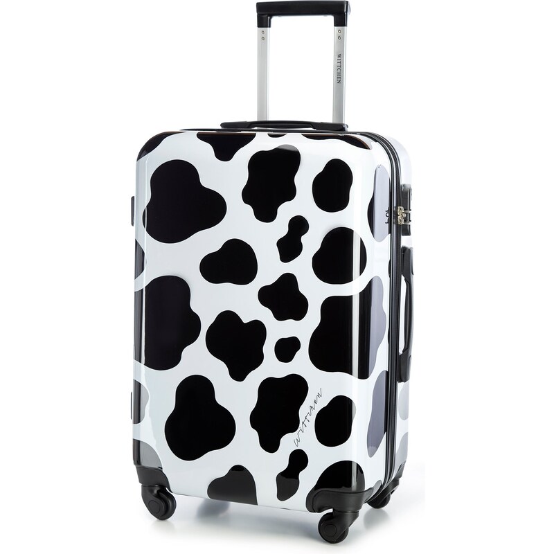 Sada kufrů z ABS-u se zvířecím vzorem Wittchen, černo-bílá, ABS