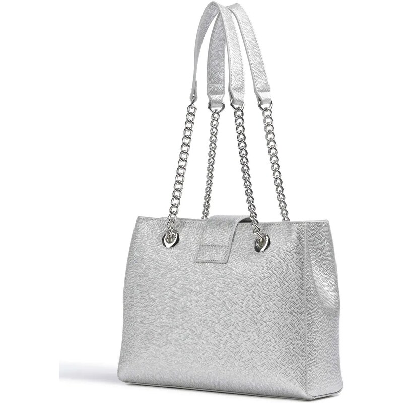 VALENTINO bags kabelka Divina na řetízku stříbrná