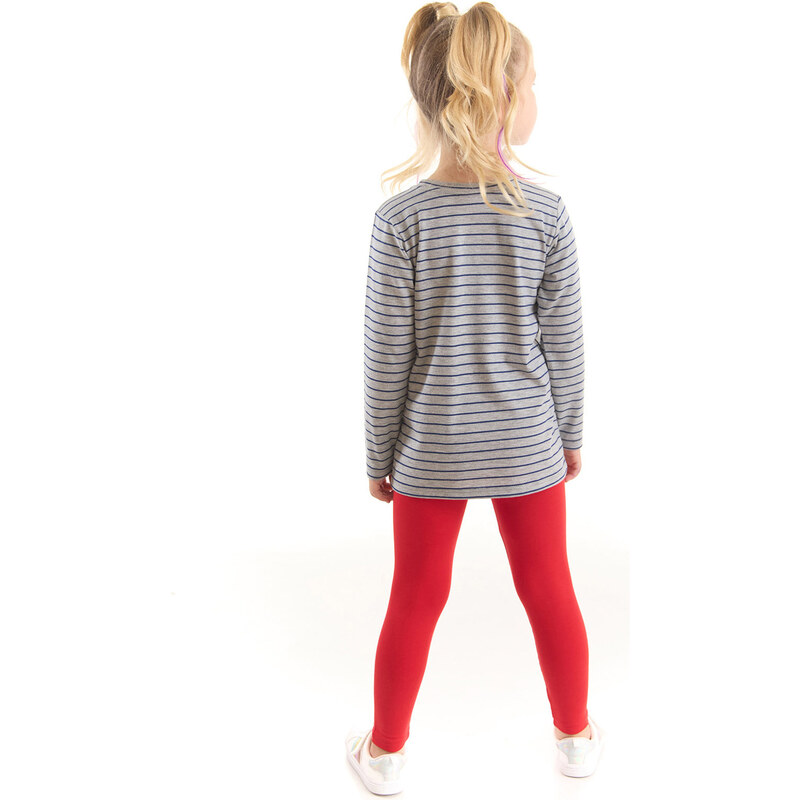 Denokids Ladybug Girl's T-shirt Tights Set