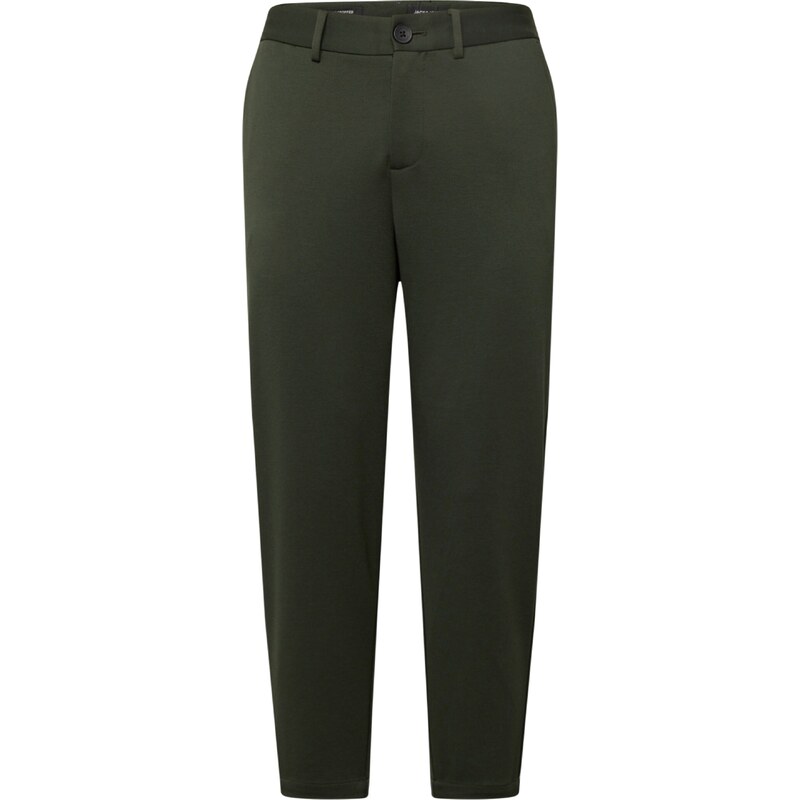 JACK & JONES Chino kalhoty KARL PHIL tmavě zelená