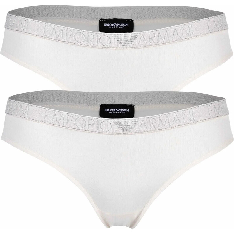 Dámské kalhotky 2PACK 163334 3F223 09210 ecru - Emporio Armani 87022092