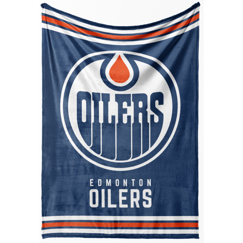 TipTrade s.r.o. Deka NHL Edmonton Oilers Essential 150x200 cm