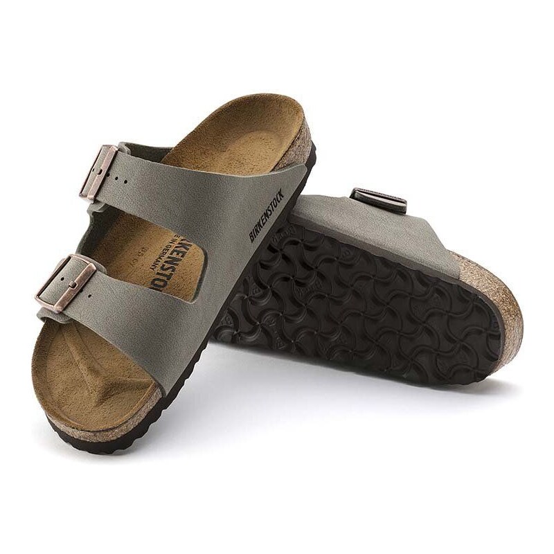 Pantofle Birkenstock Arizona 151211-Nubu.Stone