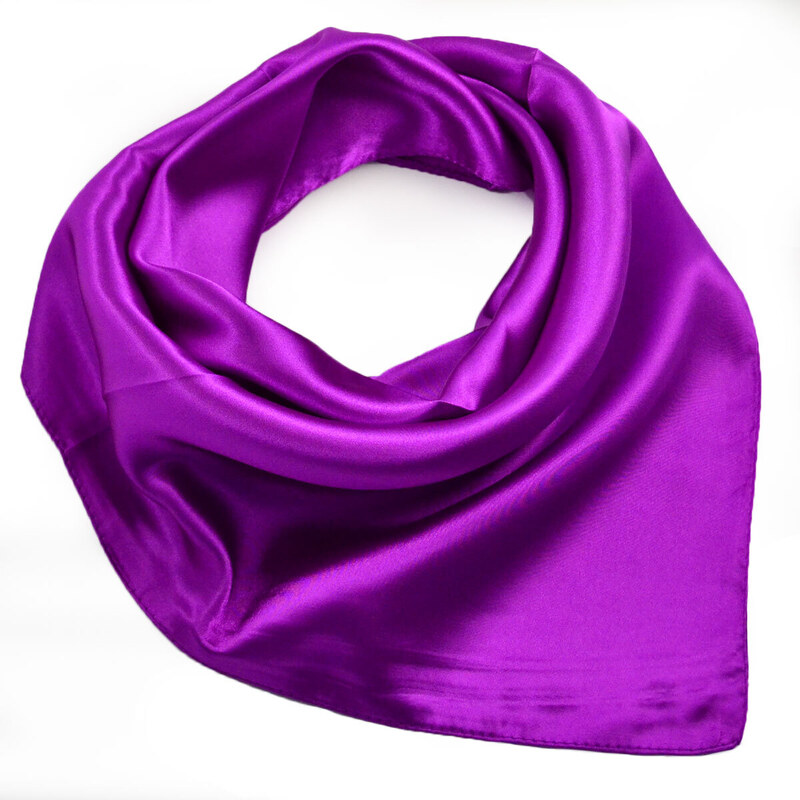 Šátek jednobarevný - fialový