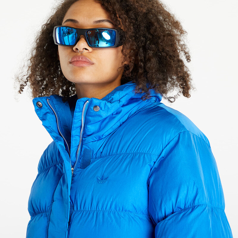 adidas Originals Dámská péřová bunda adidas Short Vegan Puffer Jacket Blue Bird