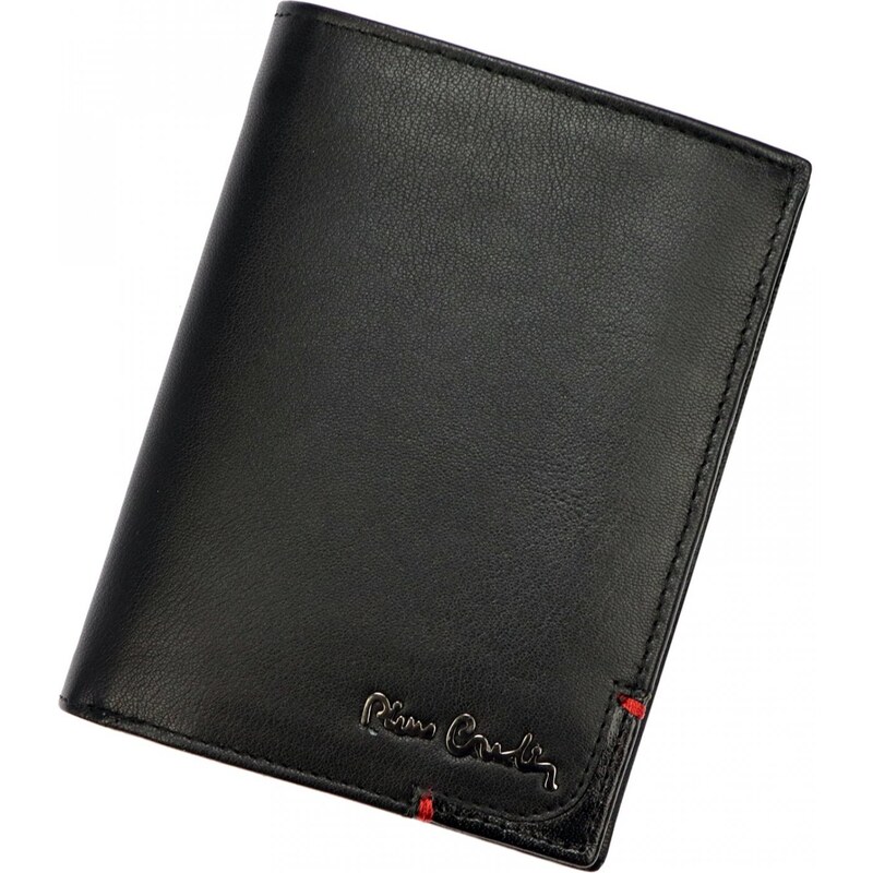 Pánská kožená peněženka na výšku Pierre Cardin Bruno,černý