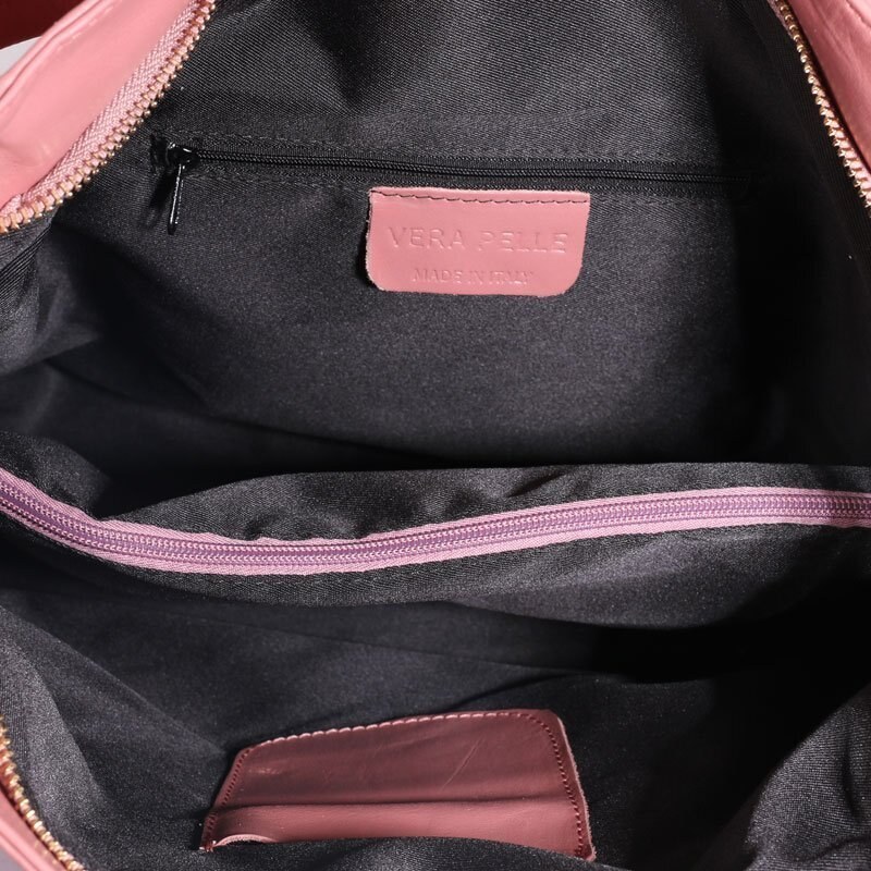Luxusní dámské růžové kabelky z kůže Orabela