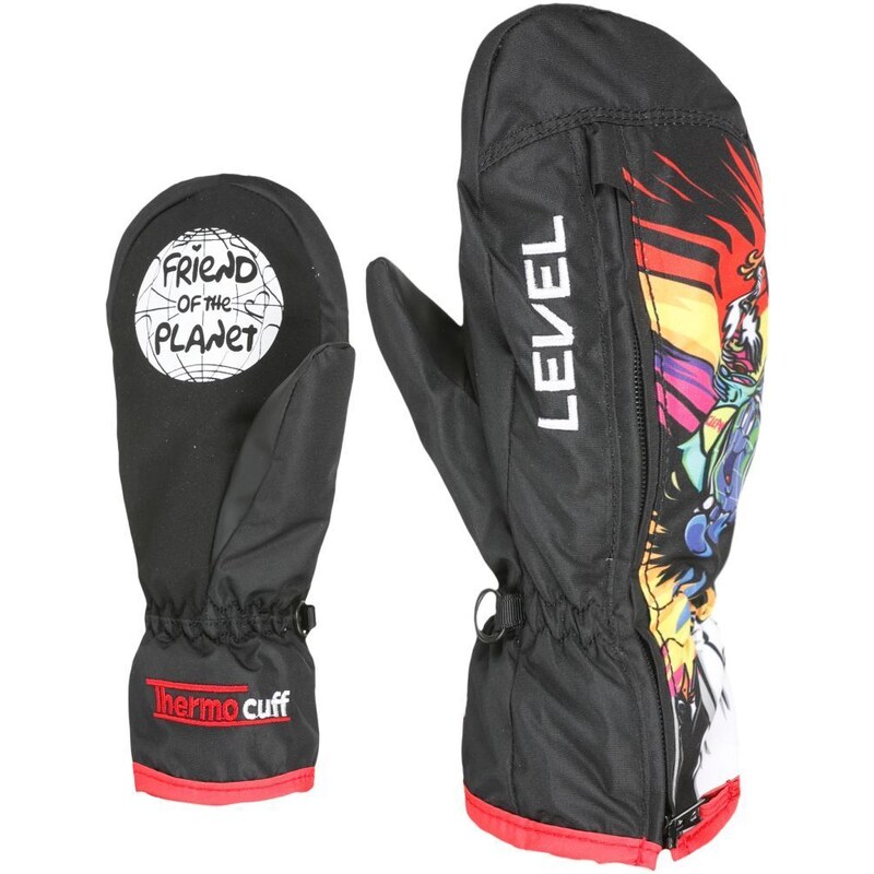 Dětské rukavice Level Dudy Mitt pk black