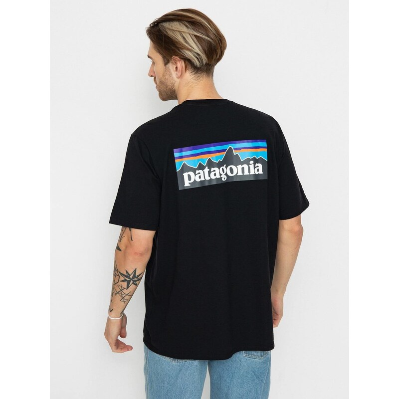 Patagonia P6 Logo Responsibili (black)černá