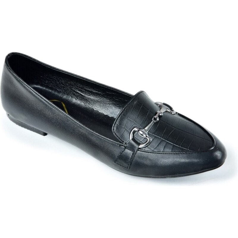 Fox Shoes Women's Black Flat Shoes