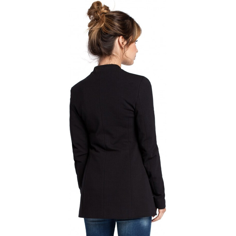 Pletené sako bez černé model 15102745 - BeWear
