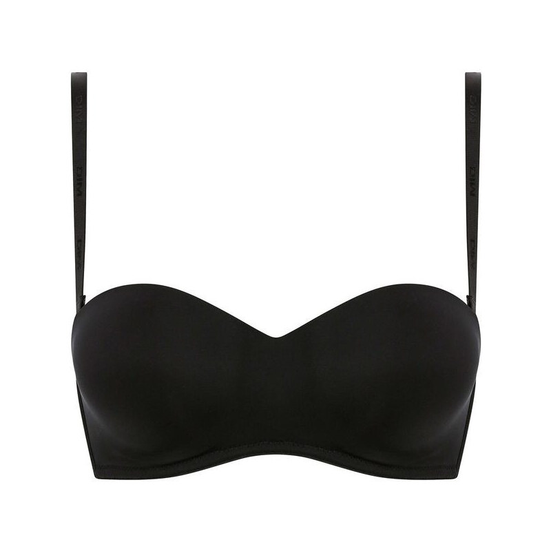 Dámská podprsenka s odnímatelnými ramínky DIM WIREFREE STRAPLESS BRA - DIM - černá