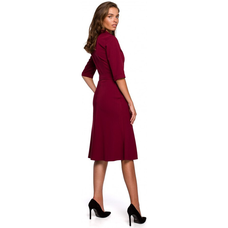 dres s páskem s přezkou model 18003004 - STYLOVE