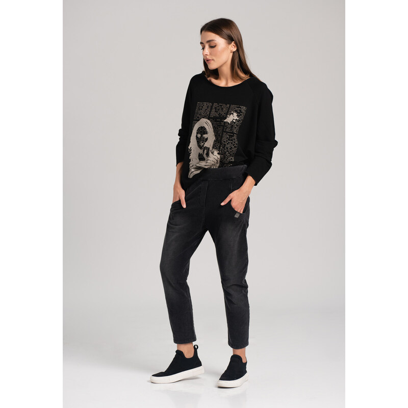 Look Made With Love Kalhoty 603 Jeans Black