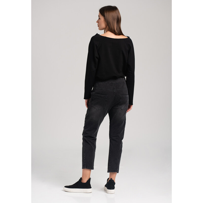 Look Made With Love Kalhoty 603 Jeans Black