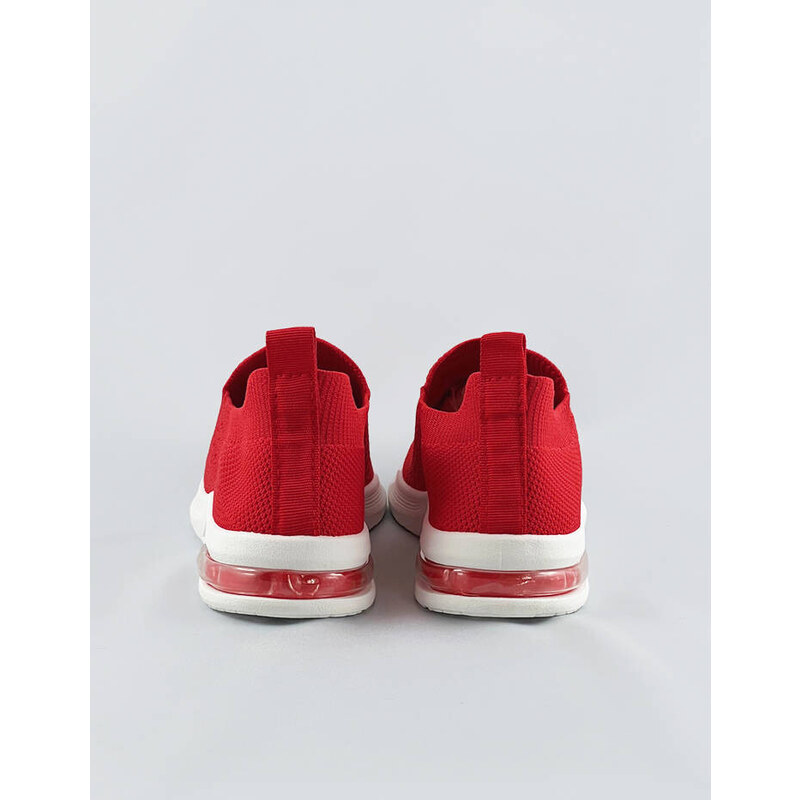 H&D Červené dámské nazouvací sportovní boty (LDH886)