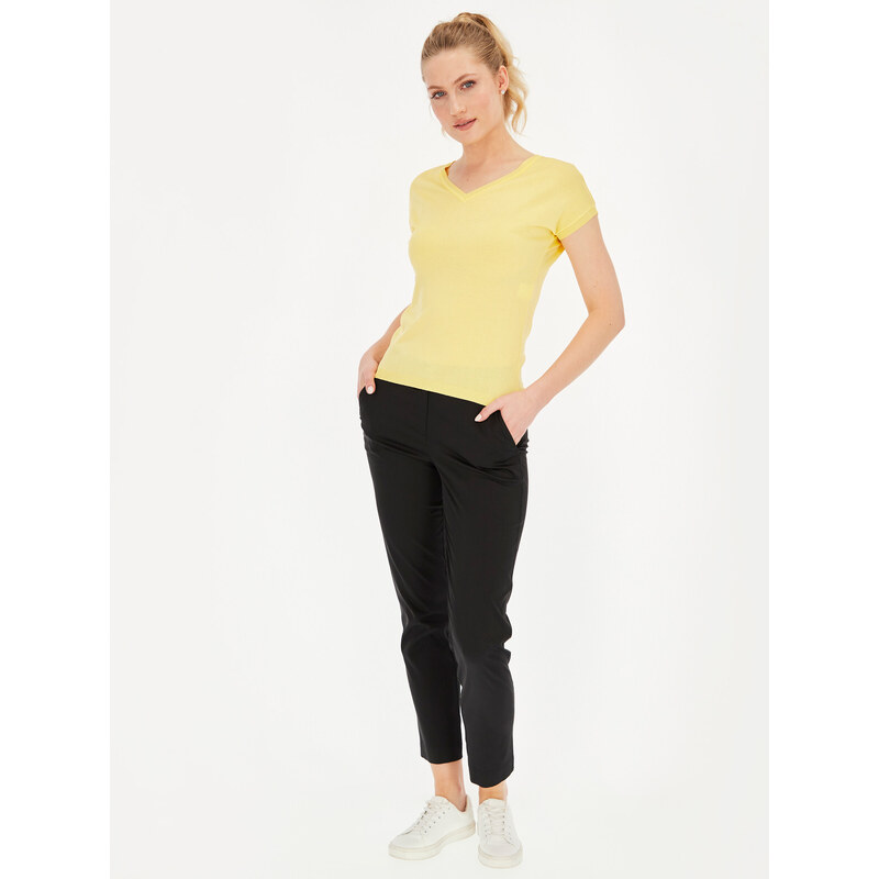 Potis & Verso Top Ross Yellow