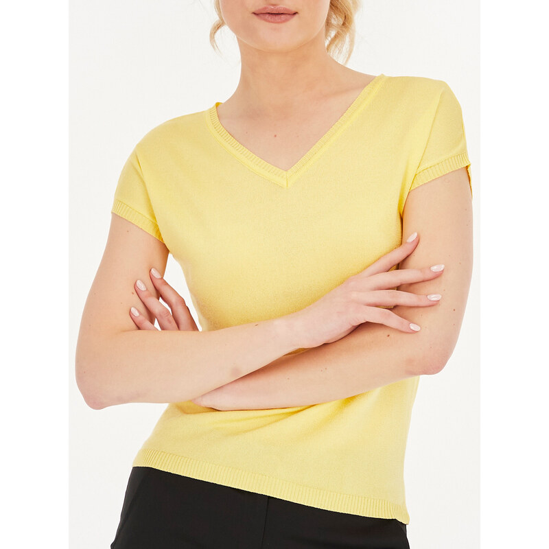 Potis & Verso Top Ross Yellow