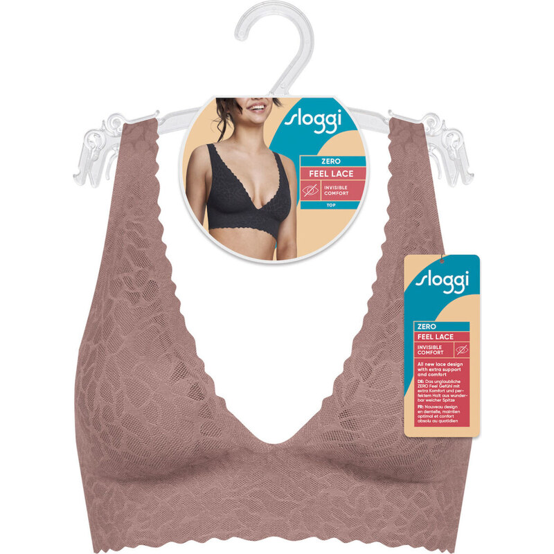 Dámská podprsenka Sloggi Zero Feel Lace 2.0 Top kakao